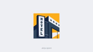 Icon of a hospitality virtual tour in a aivju.space colors