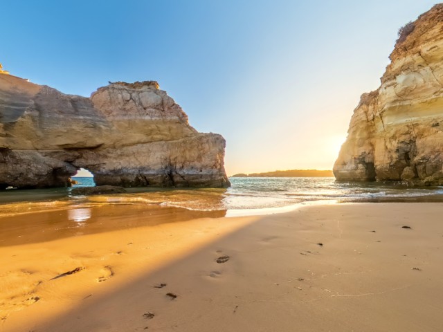A 360° photo of a beautiful beach in Portugal - Portico