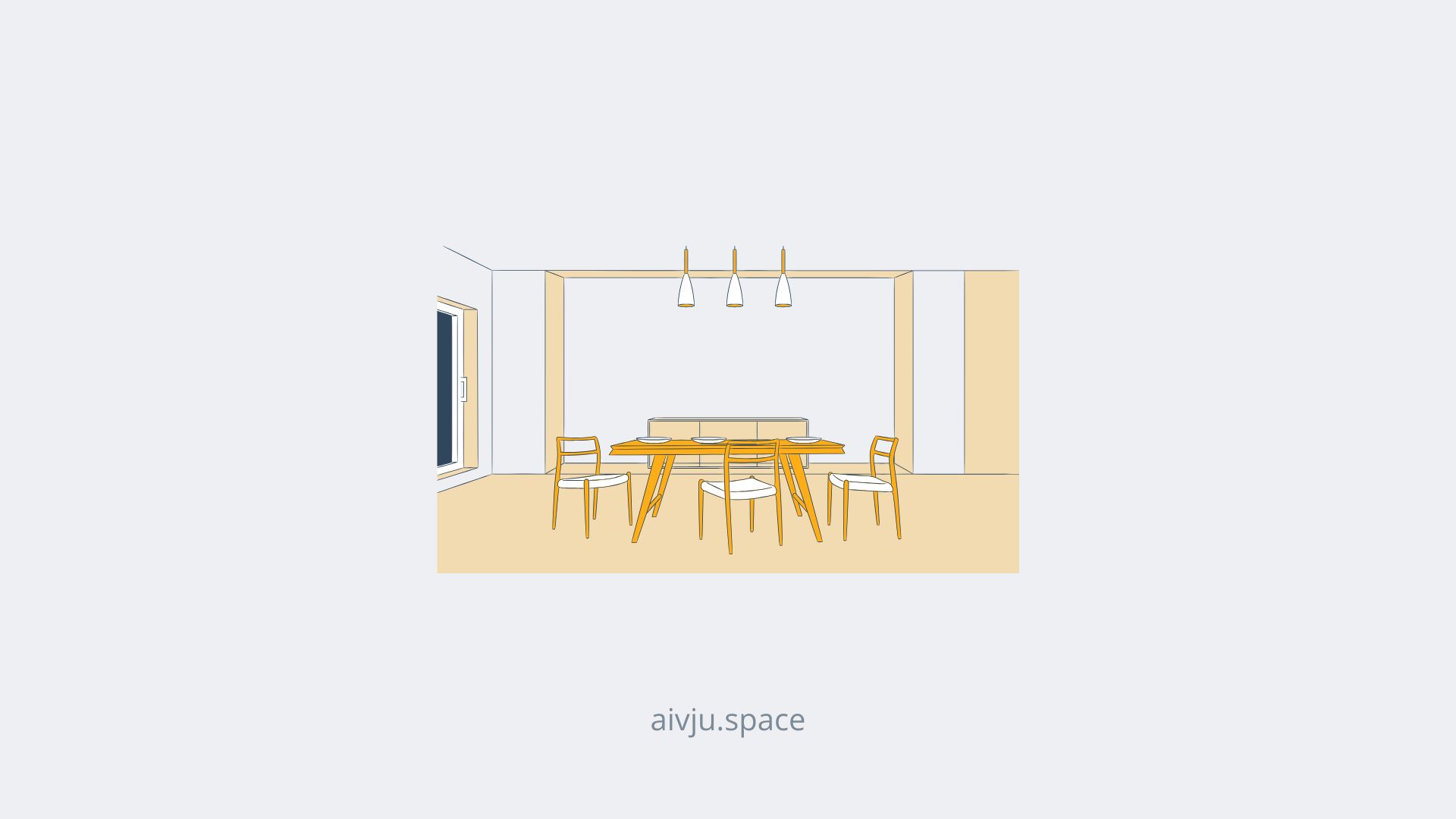 Real estate apartment shown with a virtual tour
